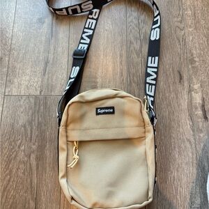 Supreme Tan Crossbody Bag